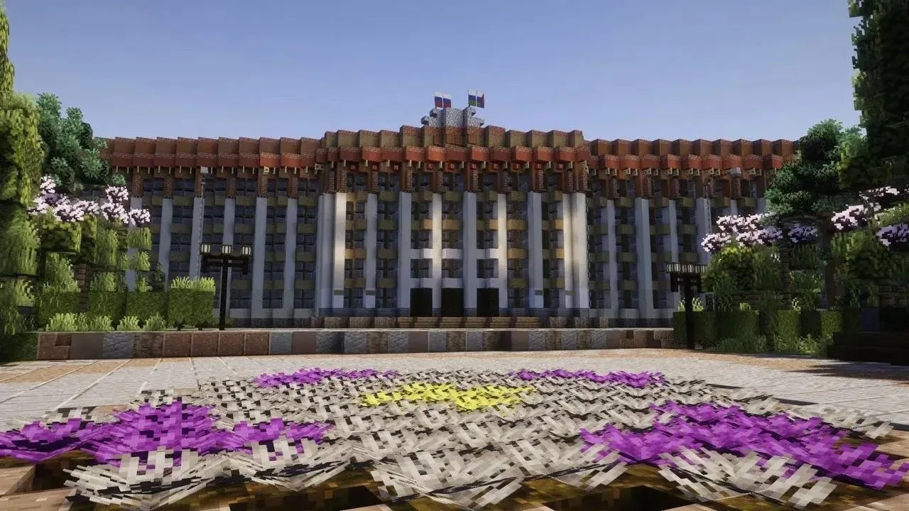 Тюмень построили в известной игре Minecraft   Компьютерные умельцы поделились фотографиями локаций г