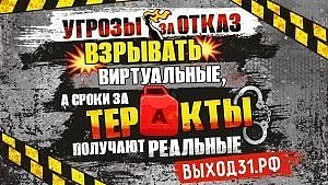 Угрозы террористов в сети — виртуальны. Срок за их исполнение — реален. Ст. 205 УК РФ —...