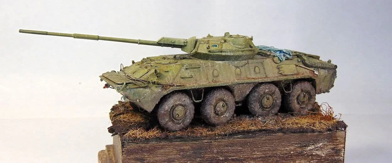 Модель советской опытной 85-мм батальонной самоходной противотанковой пушки
