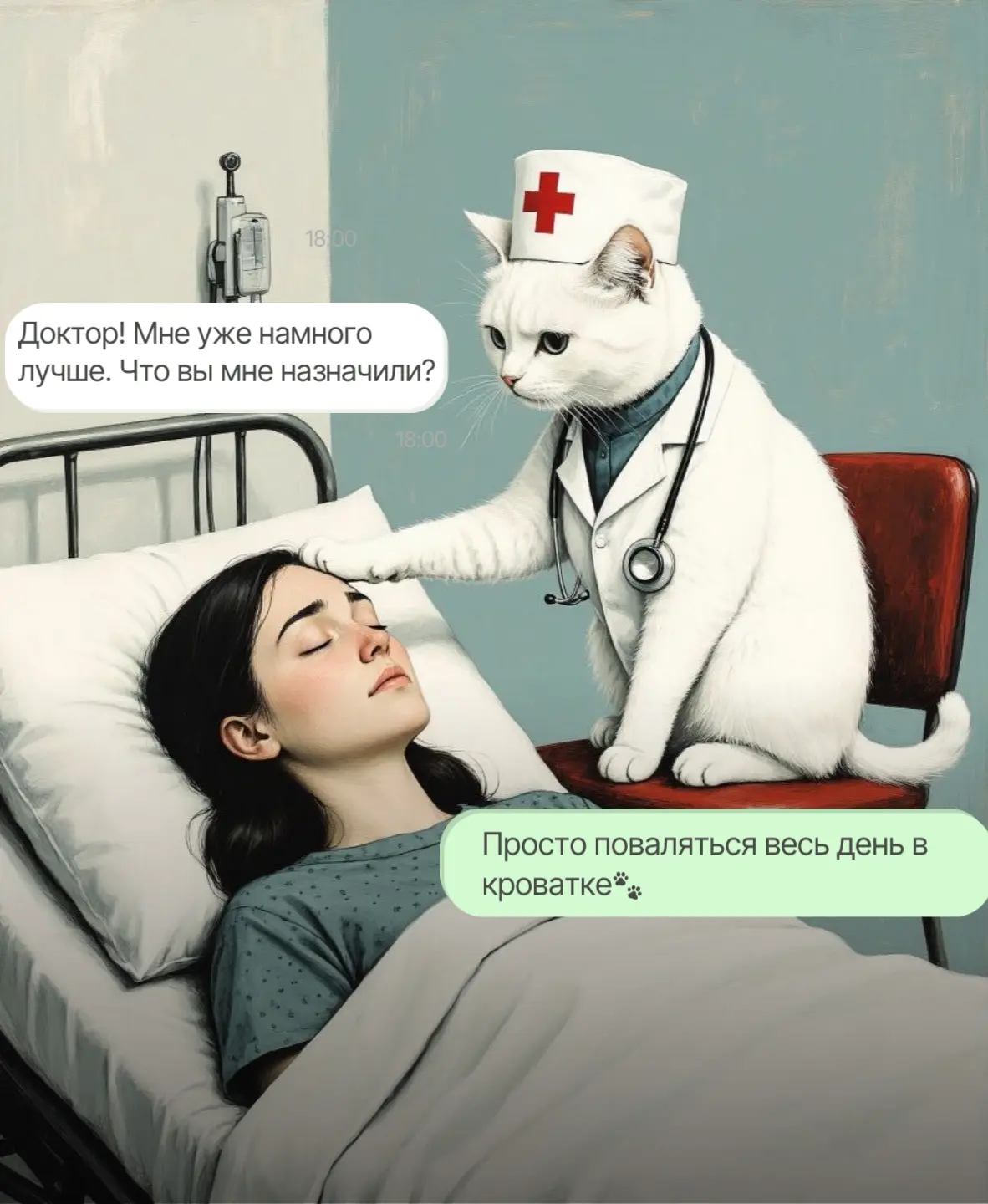 Иногда проваляться весь день в кровати — не лень, а жизненно необходимая перезагрузка!