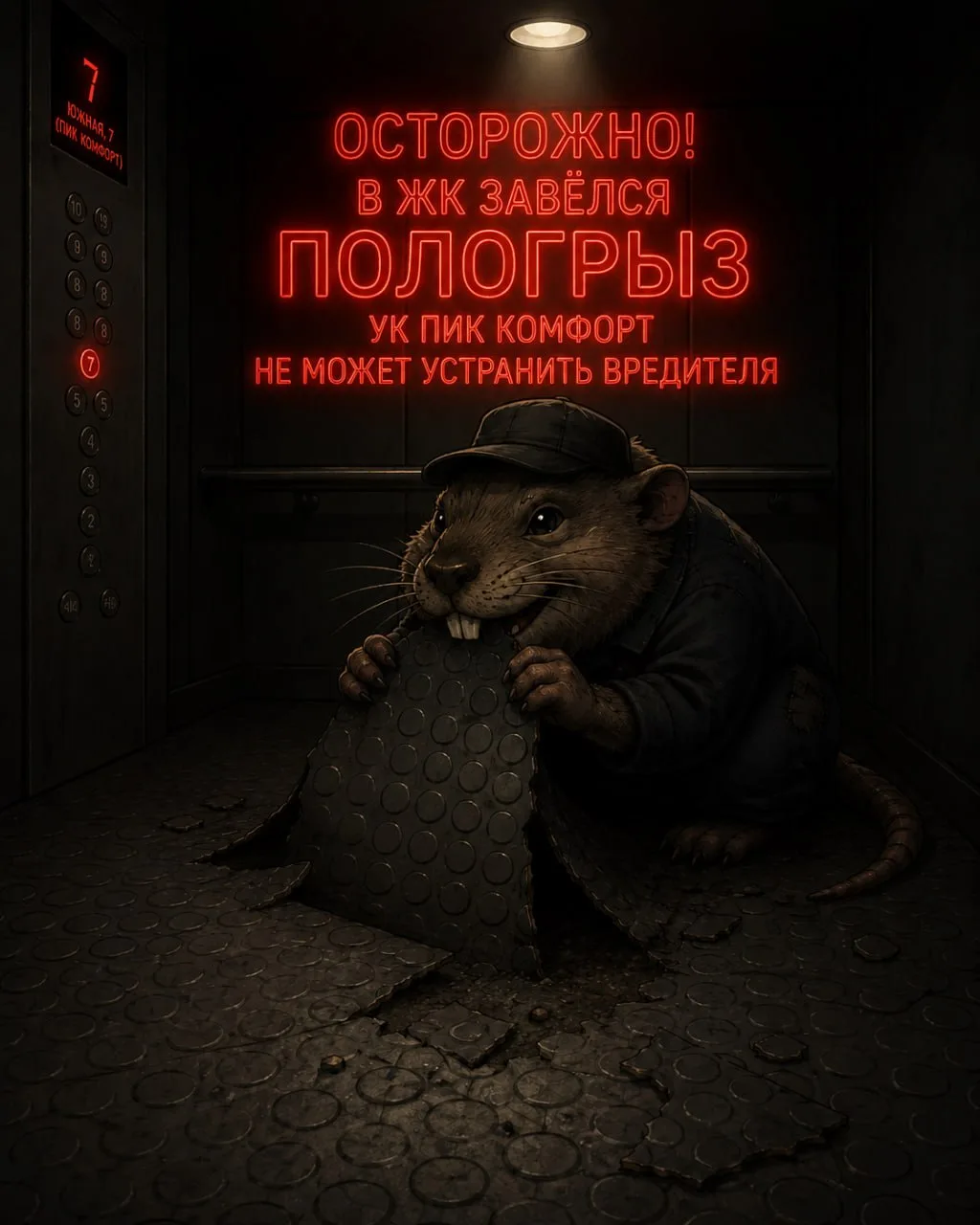 🐭🚨 Осторожно! В ЖК завёлся пологрыз!