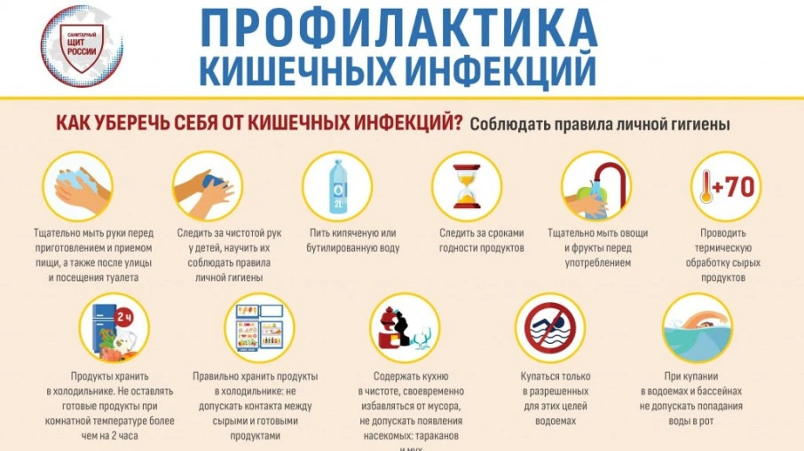 О профилактике острых кишечных инфекций в летний период