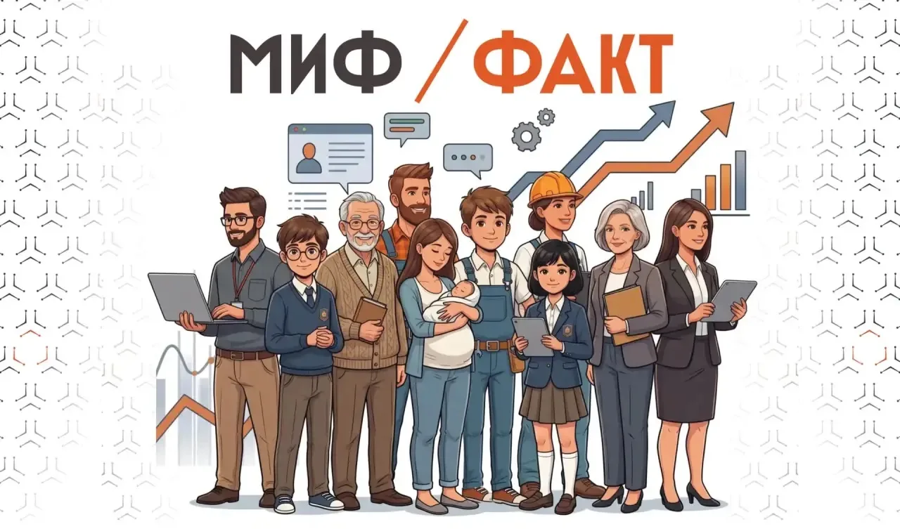🔍 Миф/факт о службе занятости

❌ Миф: служба занятости — только для безработных
✅ Факт: мы работаем