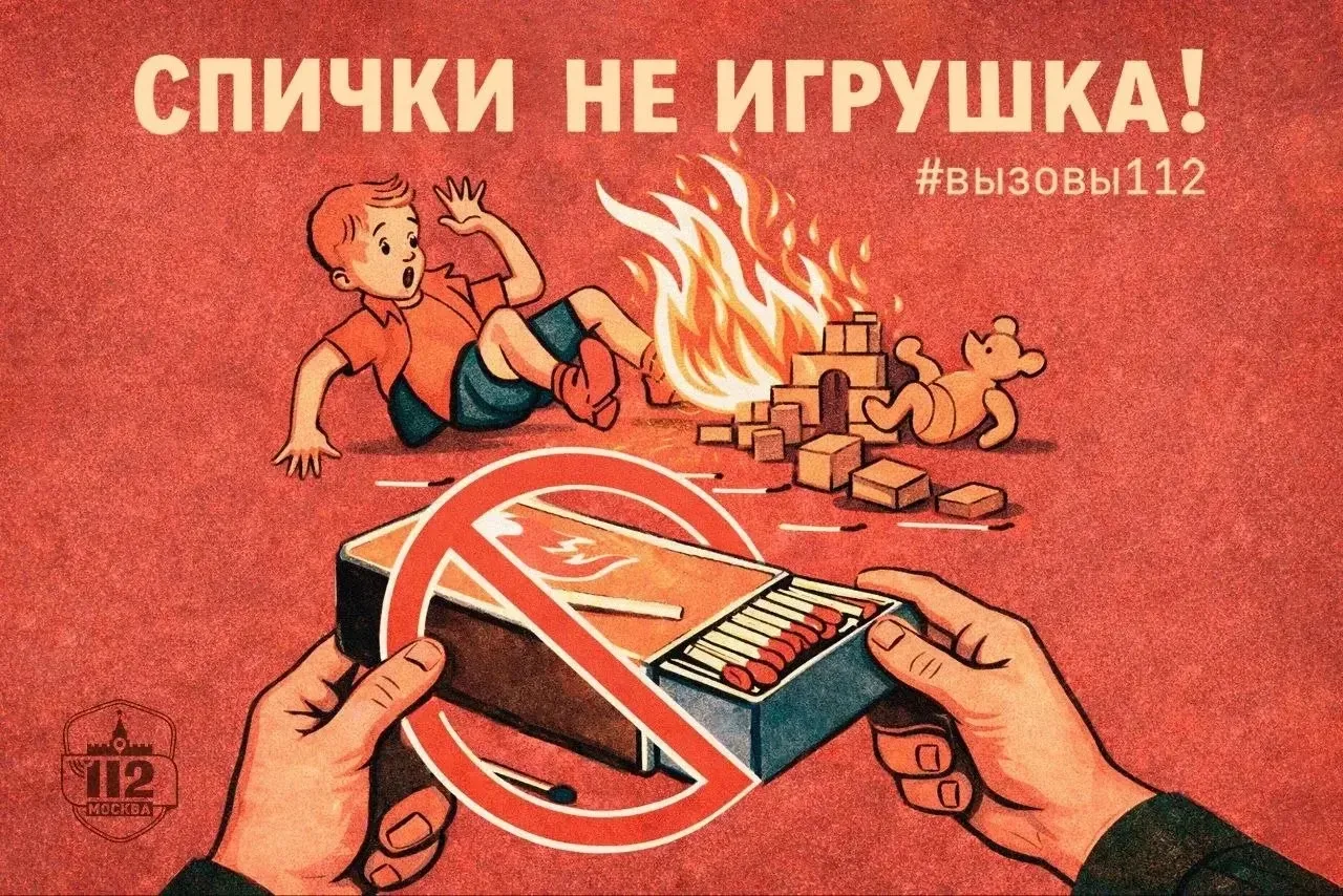 Спички детям не игрушка!