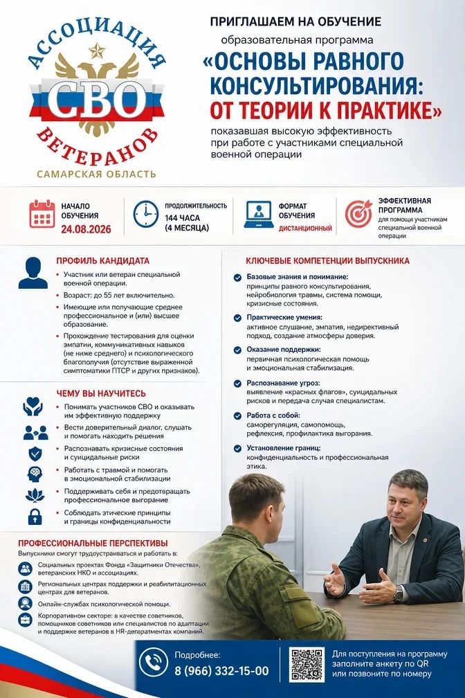 ⚡ ВАШ БОЕВОЙ ОПЫТ — ВАША НОВАЯ ПРОФЕССИЯ! Бесплатное обучение для ветеранов СВО — старт...
