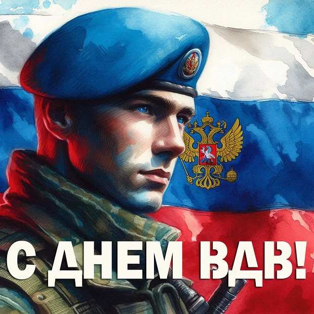 🔵  День Воздушно-десантных войск

День Воздушно-десантных войск (ВДВ) отмечается в России ежегодно 