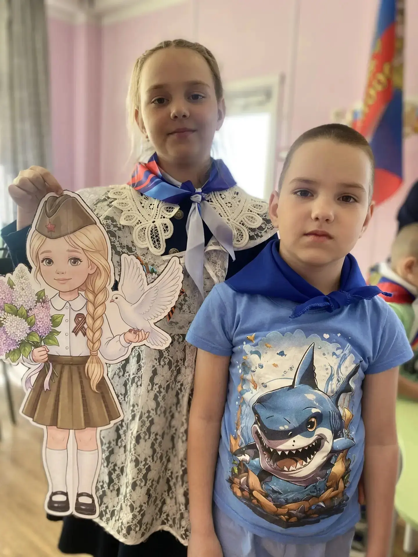 4 апреля в рамках патриотического воспитания обучающиеся МБОУ «Биликтуйская ООШ» (участ...