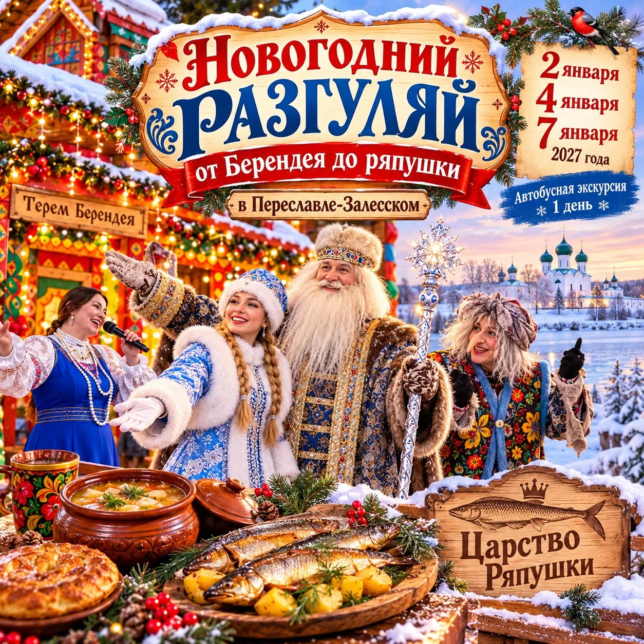 🎄✨ НОВОГОДНИЙ РАЗГУЛЯЙ В ПЕРЕСЛАВЛЕ-ЗАЛЕССКОМ!