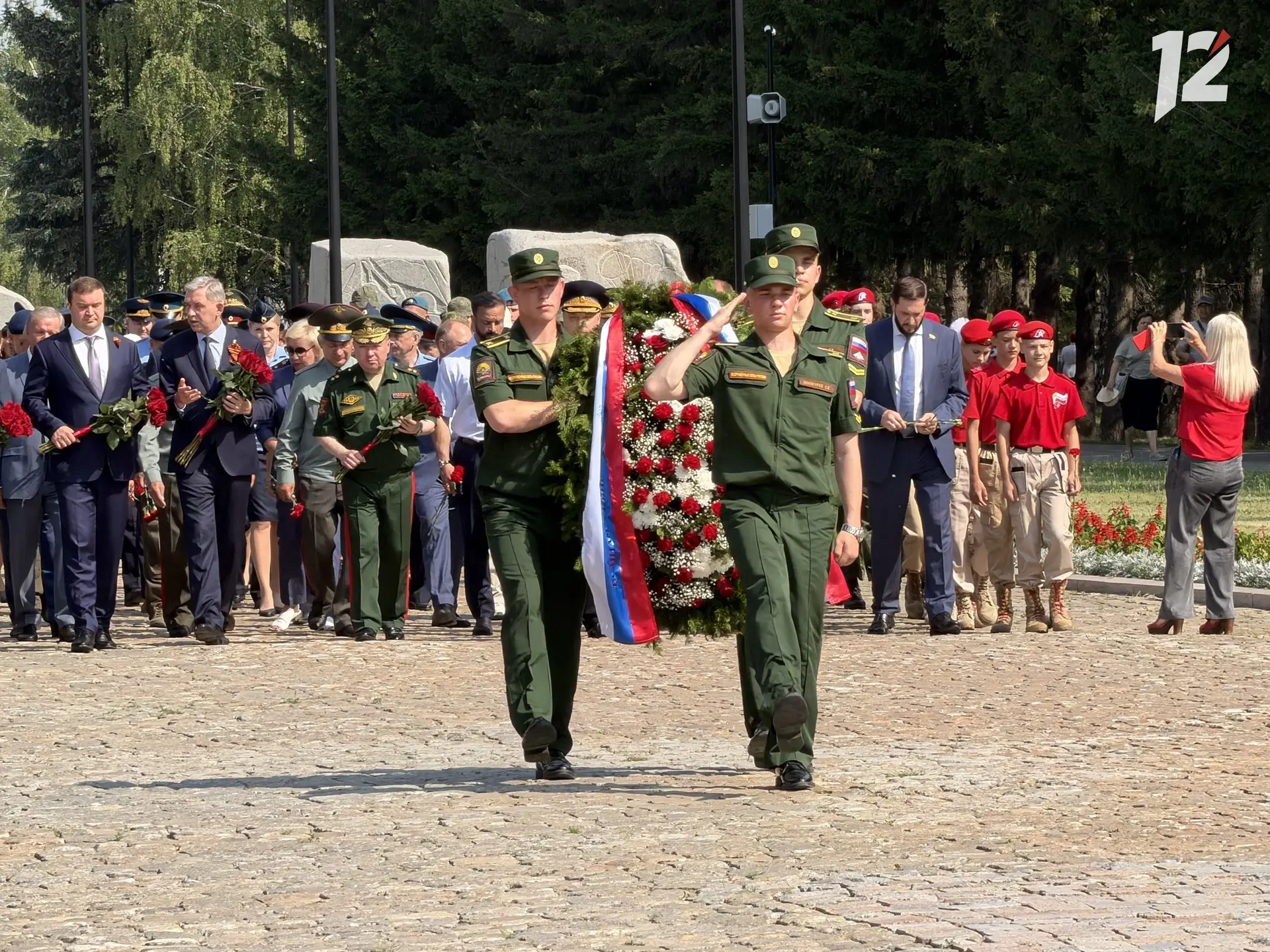 🕯 В Омске почтили память героев Великой Отечественной войны