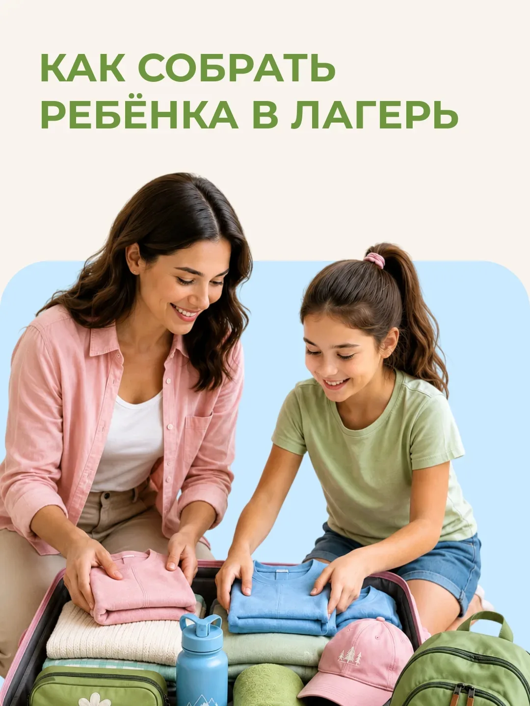 Летние каникулы — время детских лагерей. Чтобы отдых прошёл без стресса, важно заранее ...