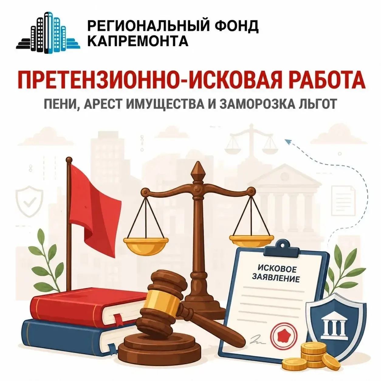 Фонд капремонта продолжает вести системную претензионно-исковую работу, направленную на...