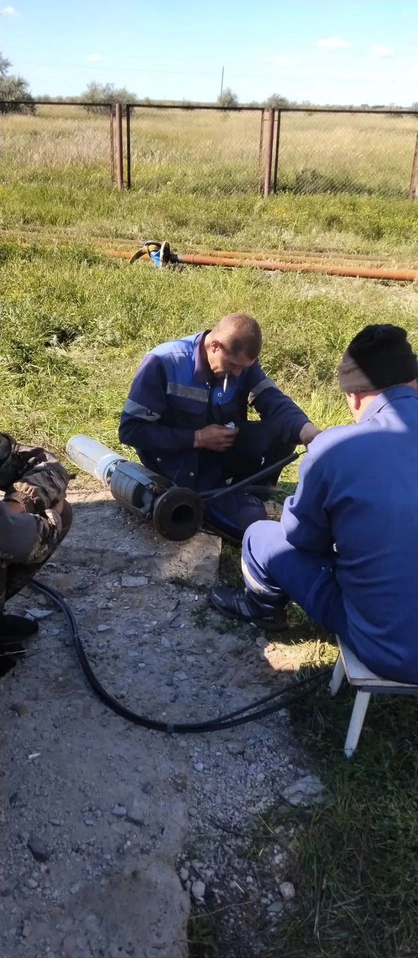 🚿💦🔧Дежурная бригада водосети, под руководством мастера Ядрешникова Сергея Михайлович...