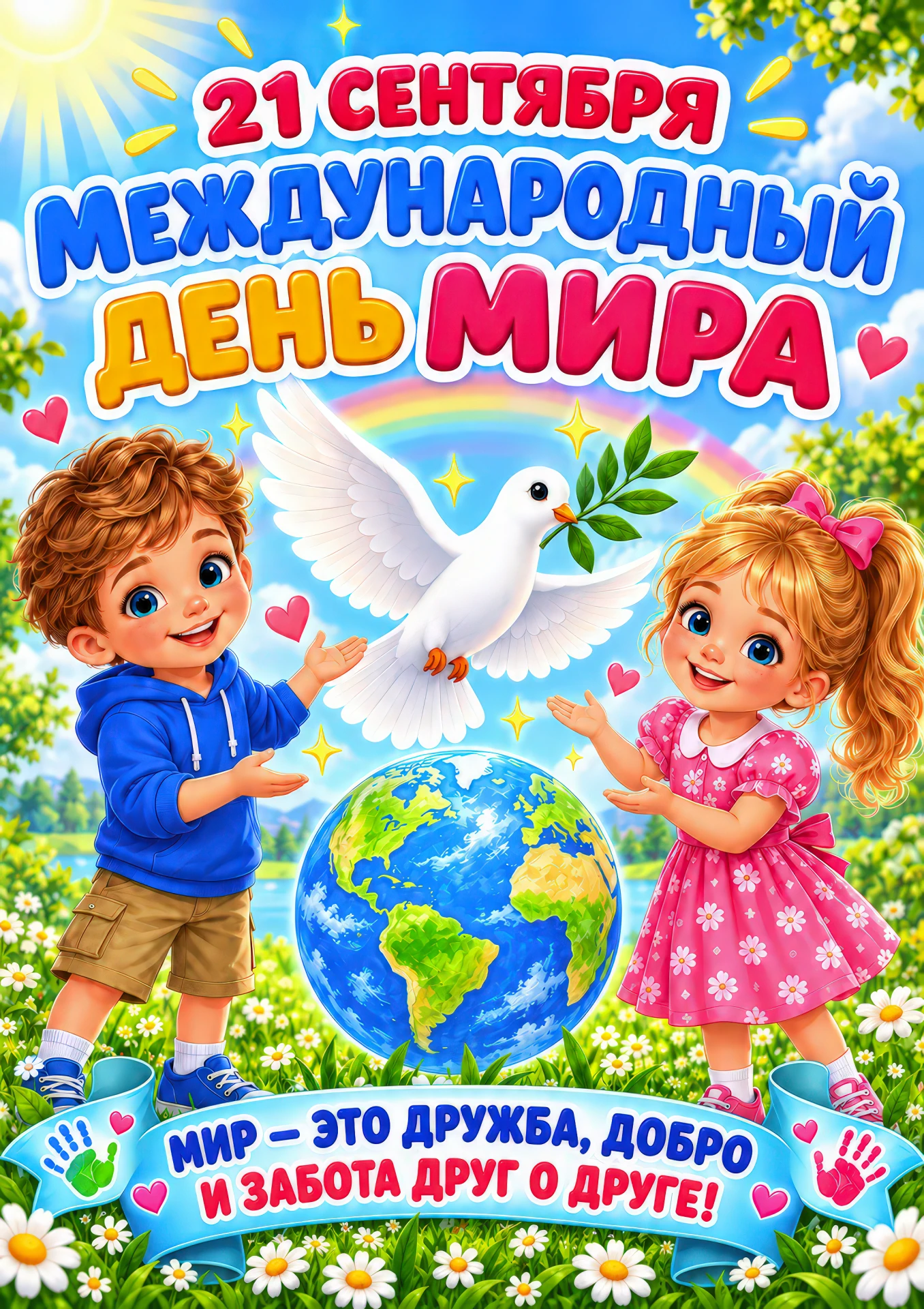 🕊 21 сентября — Международный день мира.