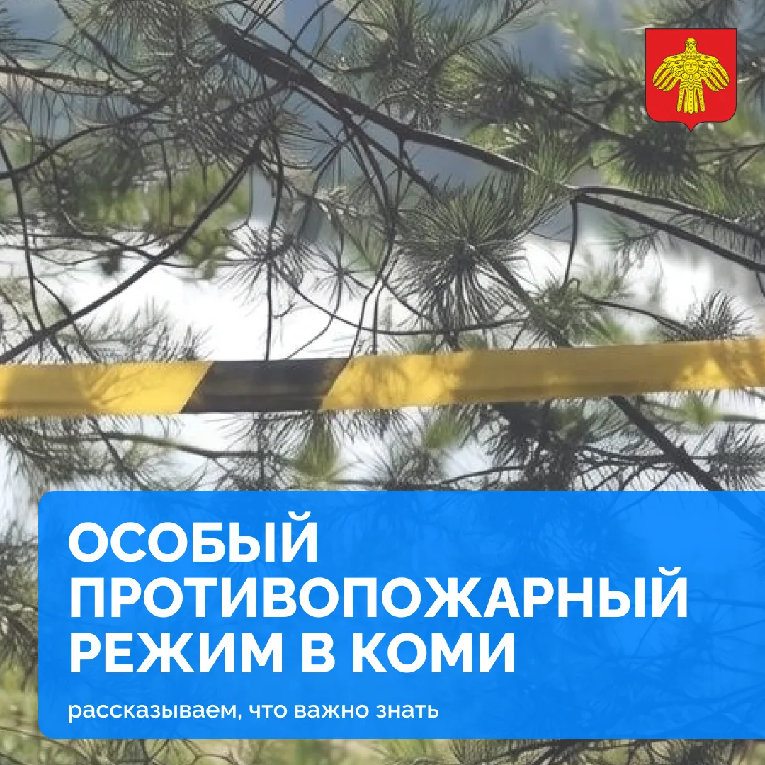 Особый противопожарный режим в Коми❗