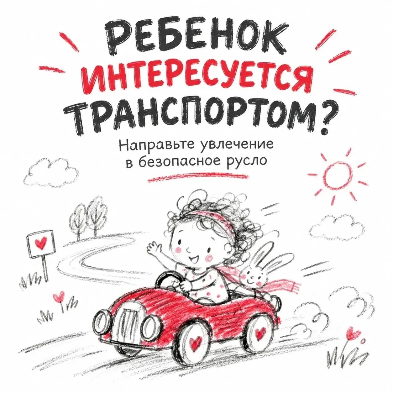 🚘 Интерес ребенка к автомобилям и мототехнике — не повод давать ему «порулить»