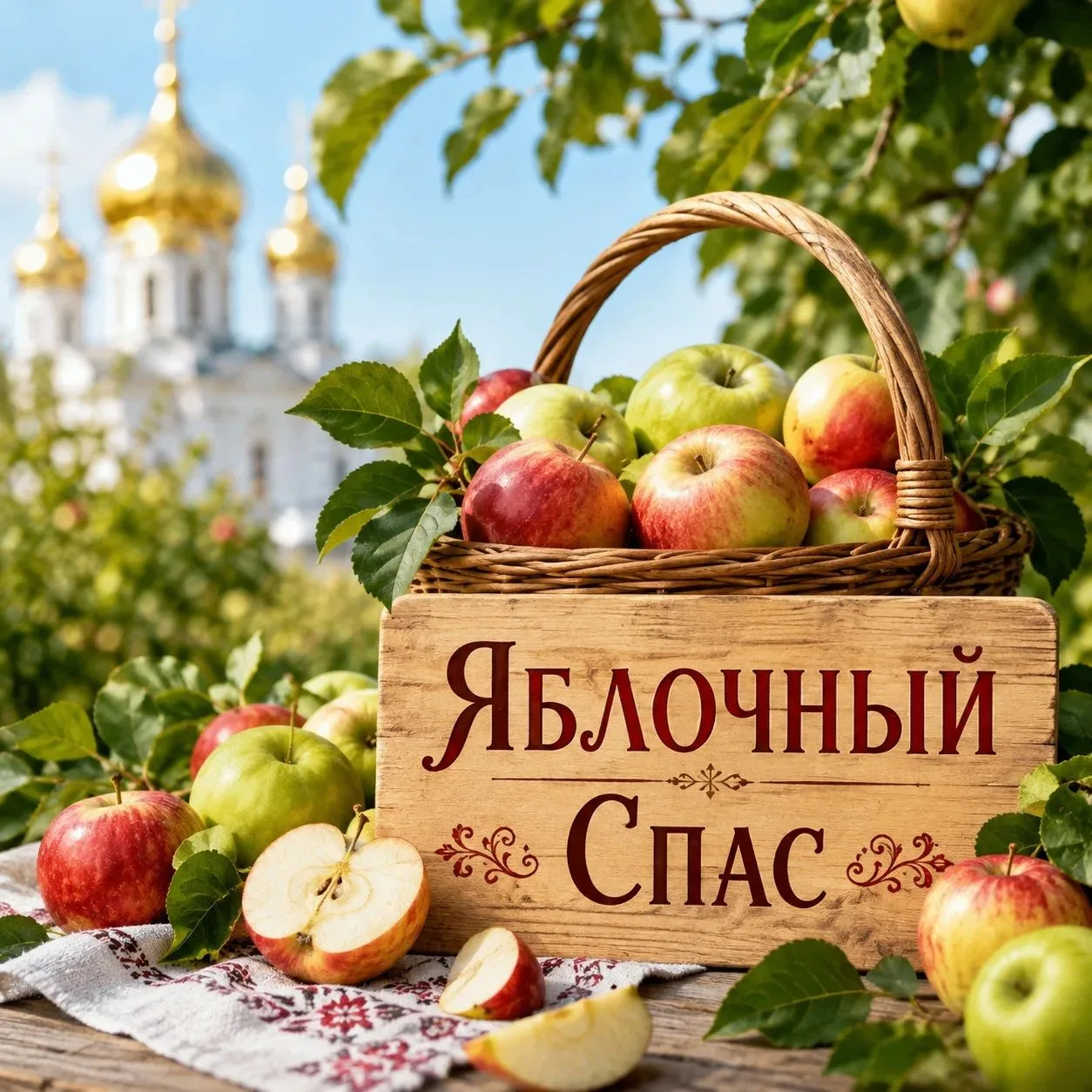 🍎  Яблочный Спас: лето пахнет яблоками