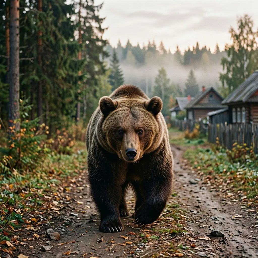 🐻 Медведь в деревне Пашня: хищника готовят к отстрелу
