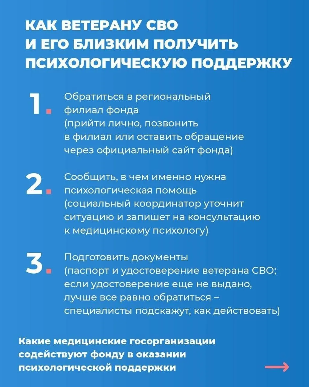Фонд «Защитники Отечества» оказывает психологическую помощь ветеранам СВО и их семьям 🗣️  Специалист