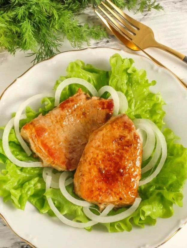 ✅Маринованная говядина на сковороде.