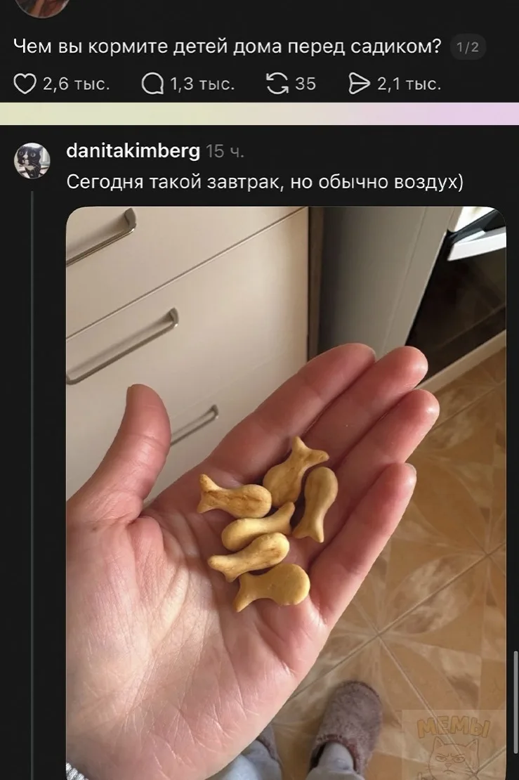 У мам спросили, чем они кормят детей перед детским садом:

Женский журнал

✅ Женский Журнал - Подпиш