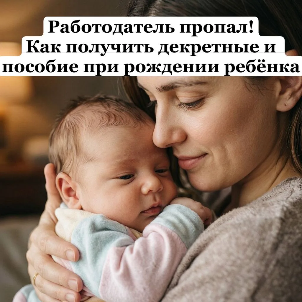 Работодатель пропал: как получить декретные и пособие при рождении ребёнка

Если работодатель не вып