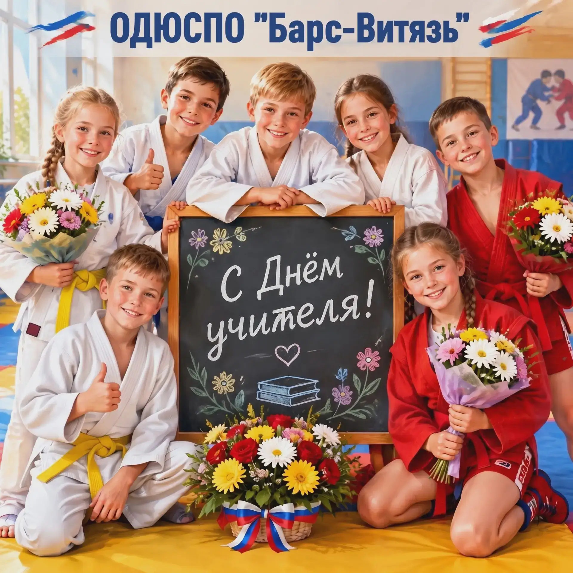 ОДЮСПО «Барс-Витязь» поздравило учителей с профессиональным праздником