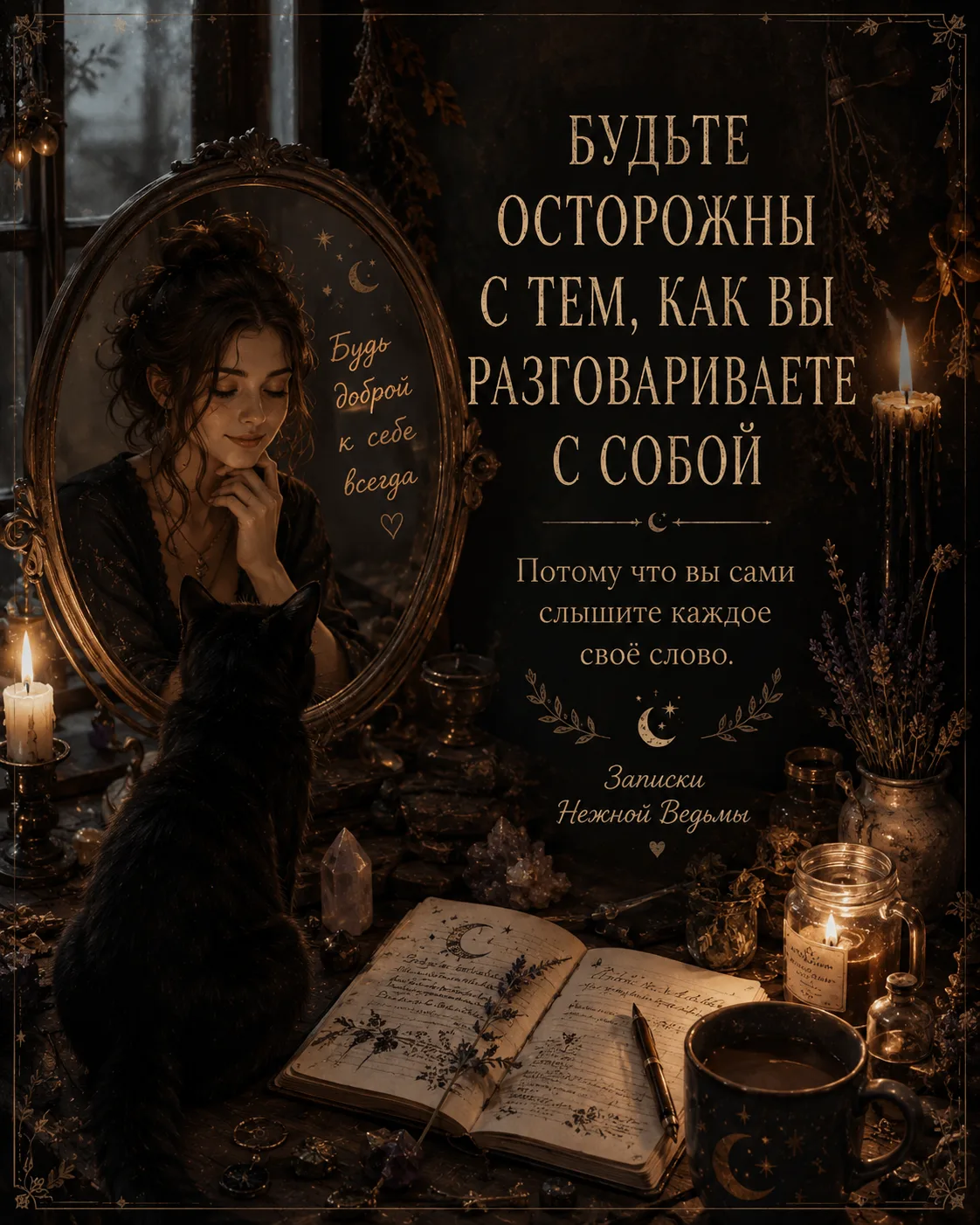 🕯️ БУДЬТЕ ОСТОРОЖНЫ С ТЕМ, КАК ВЫ РАЗГОВАРИВАЕТЕ С СОБОЙ