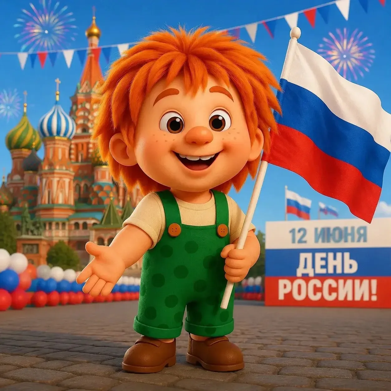 С Днем России! 🇷🇺✨