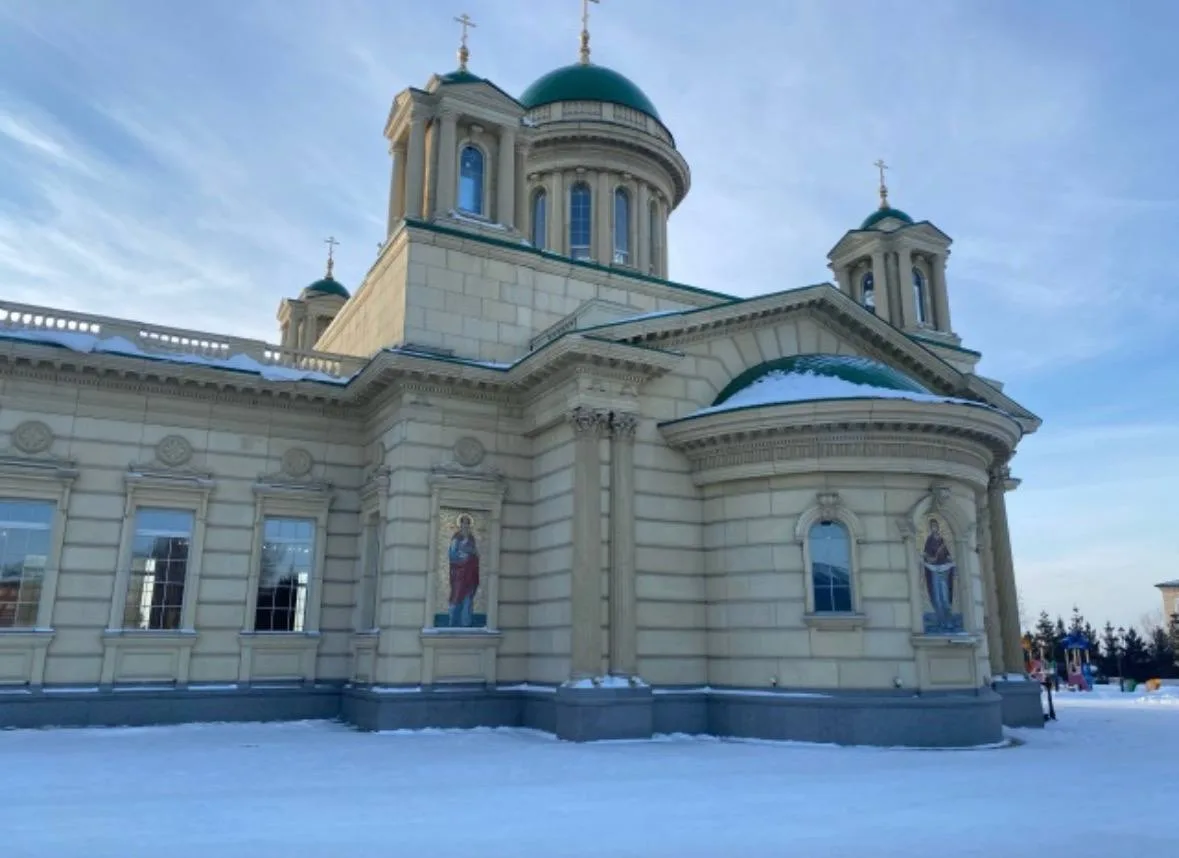 А вы знали, что в Кузбассе есть такой потрясающей красоты храм?  Находится в поселке Красногорском, 