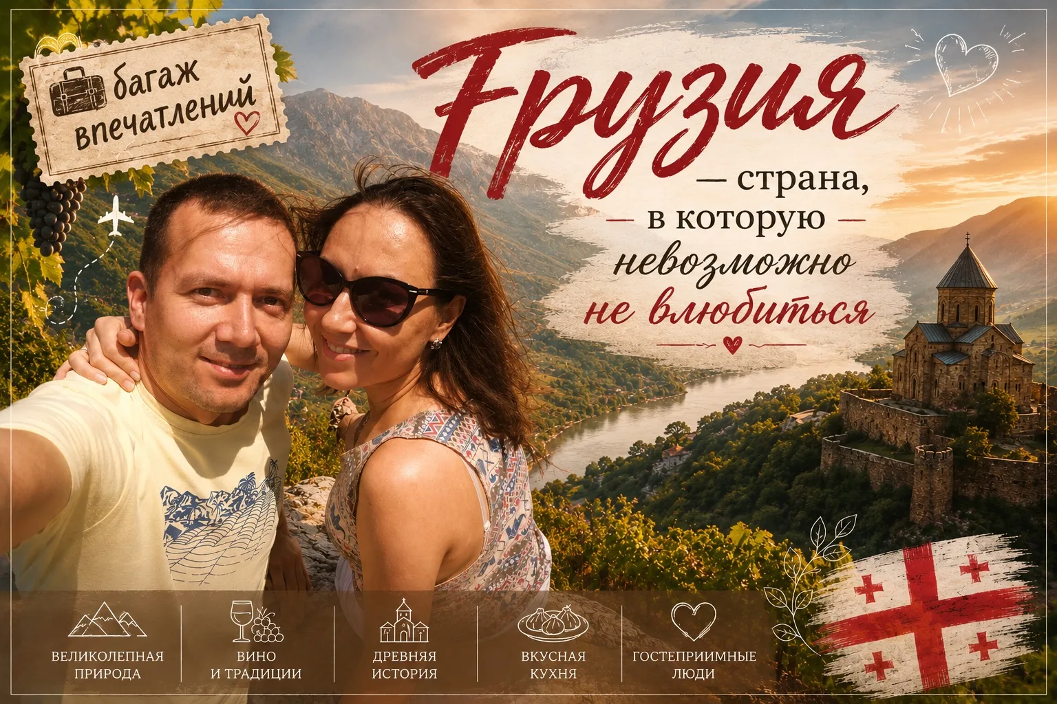 🇬🇪 Грузия — страна, в которую невозможно не влюбиться