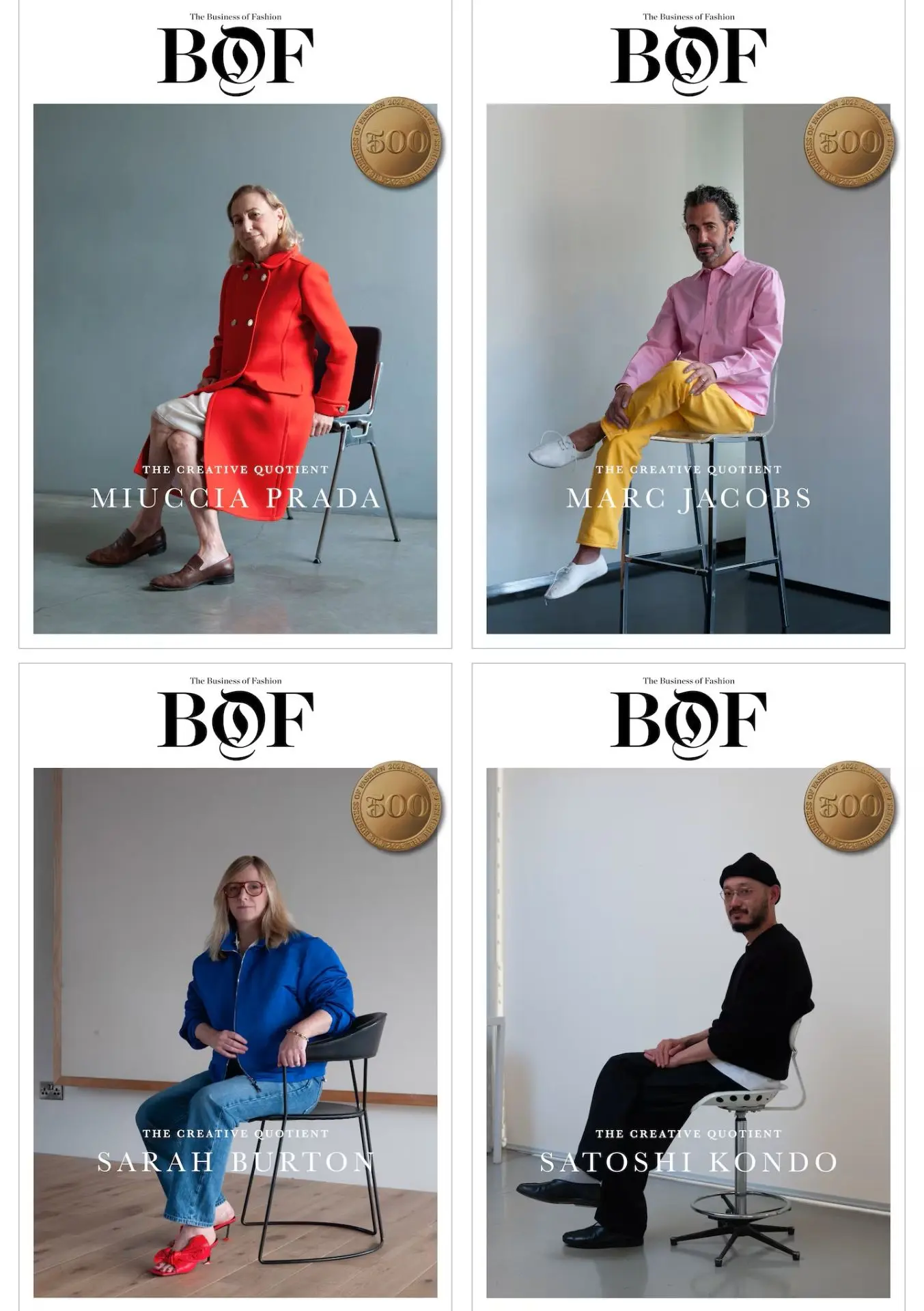 Business of Fashion назвал главных героев обложек нового выпуска BoF 500.