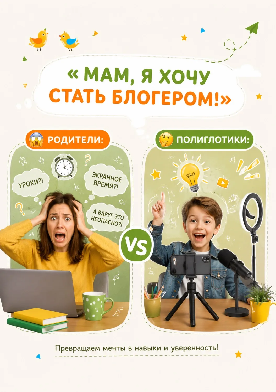 📱 Родители делятся на два типа: