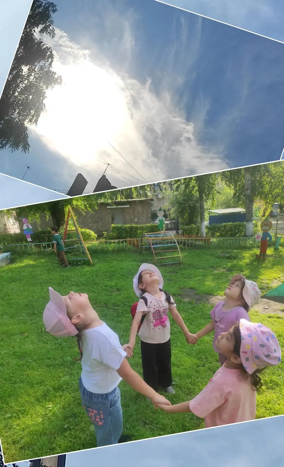На что похожи облака? Смотрим на небо вместе с нашими ребятами! ☁️👀

Сегодня во время прогулки мы з