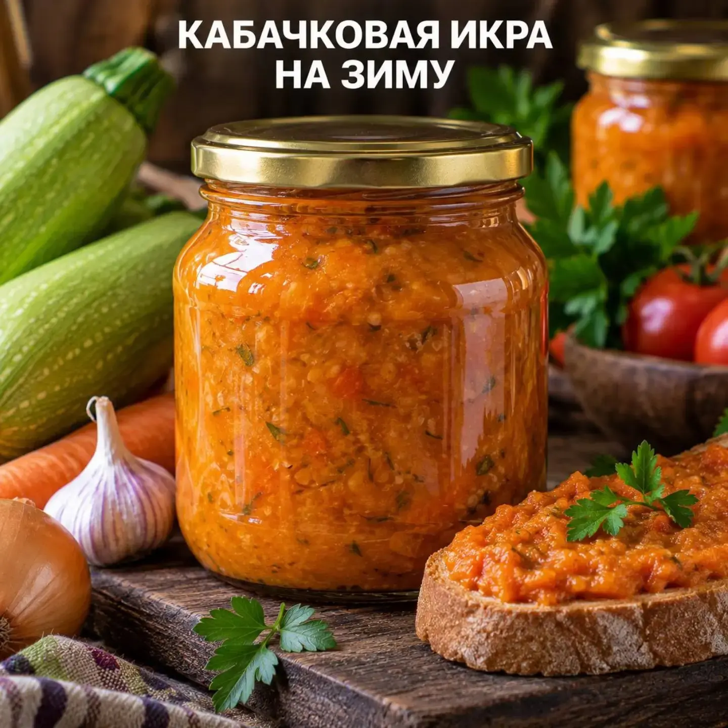 🥒 КАБАЧКОВАЯ ИКРА НА ЗИМУ