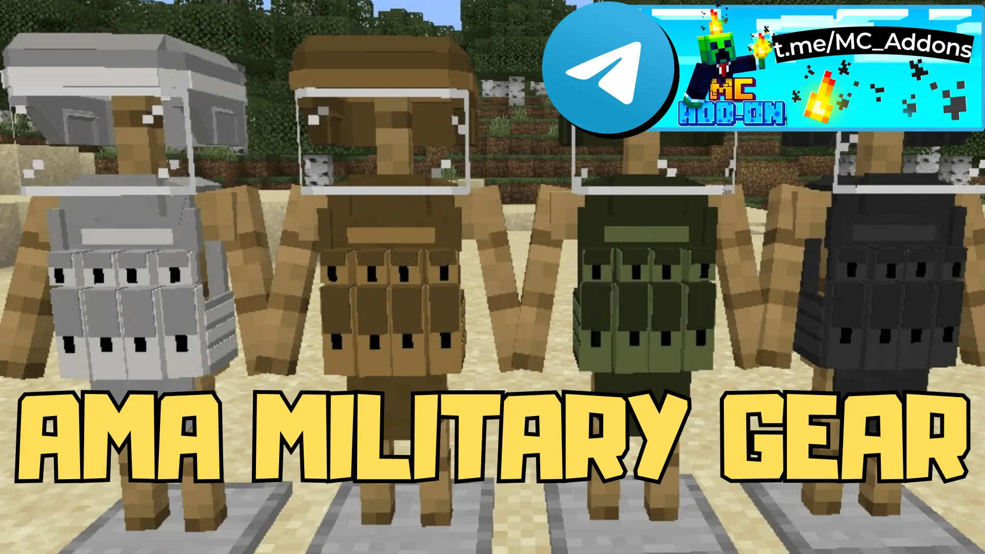 Дополнение Ama Military Gear (1.21)

Добавляет оружие и технику. В последней версии добавлен ряд нов