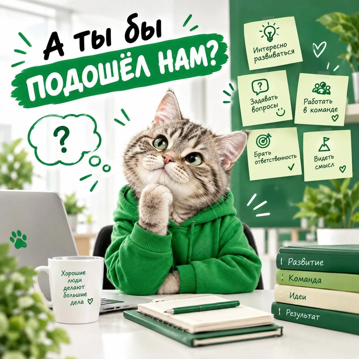 🤔 А ты бы подошёл нам?