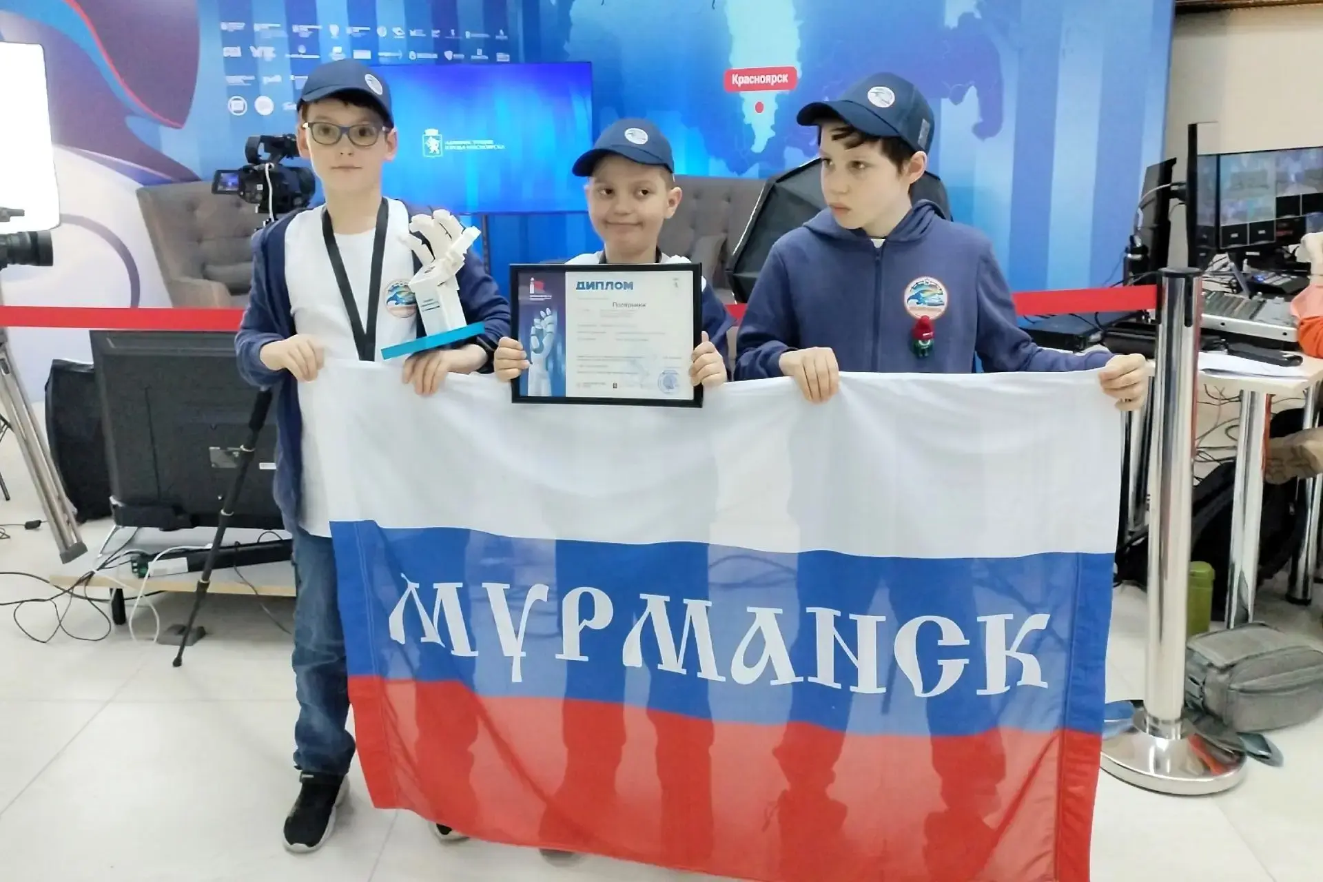 Команда Мурманской области выступила на Международном чемпионате по робототехнике, который состоялся