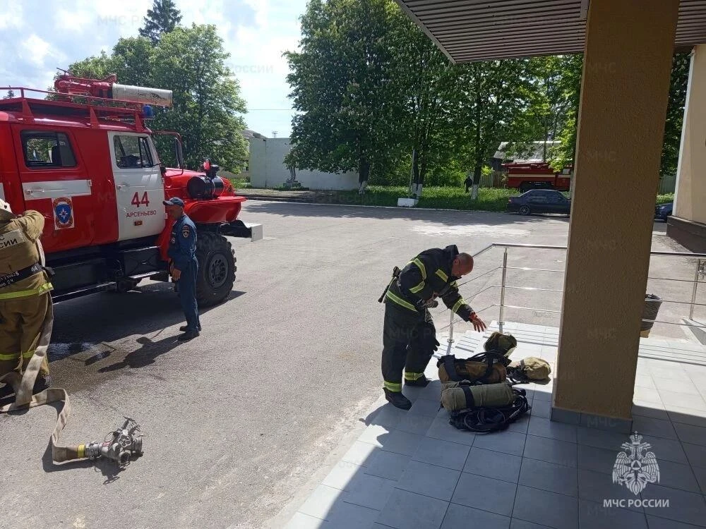 🔥В доме культуры Арсеньевского района прошли пожарно-тактические учения  Пожарно-тактические учения 