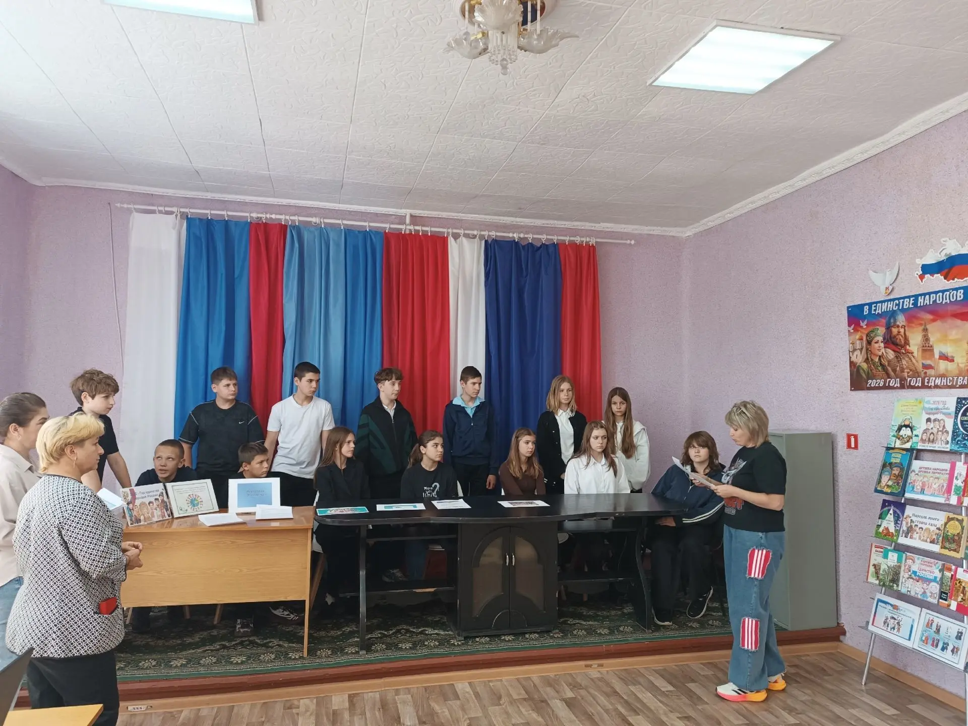 8 сентября в библиотеке-филиале № 30 МБУ "АГЦБС" пгт. Нижний Нагольчик,совместно с рабо...