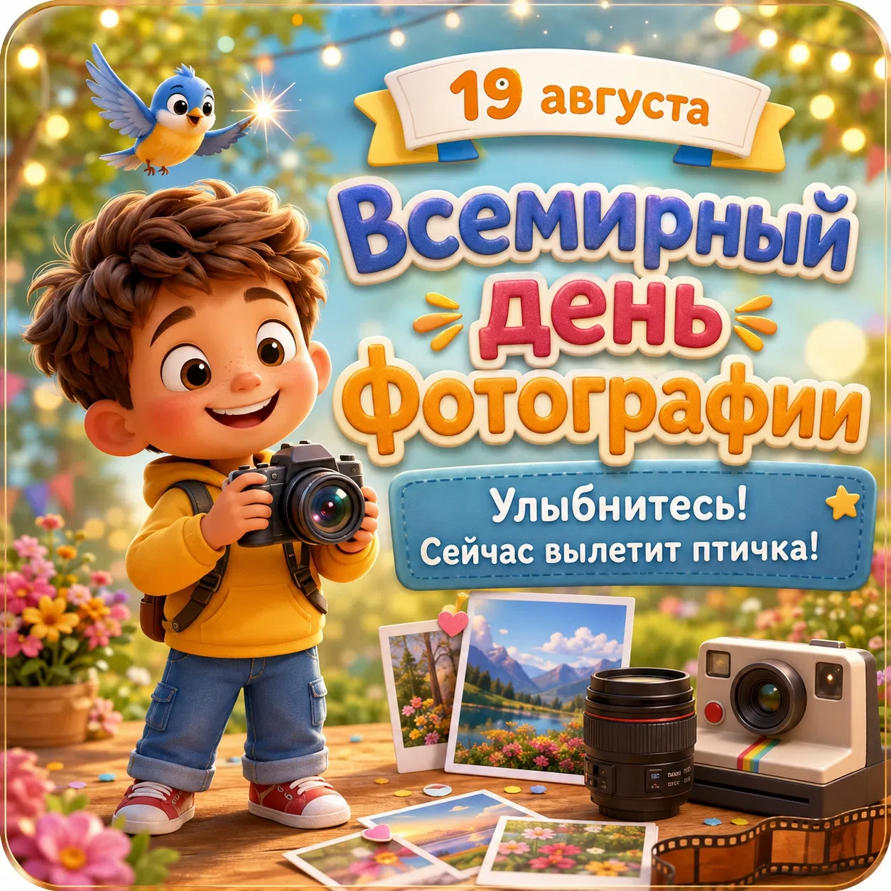 📸 19 августа — Всемирный день фотографии!