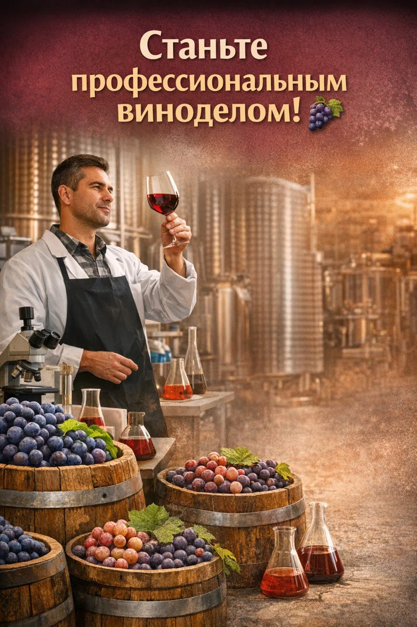 Хотите делать вино профессионально, а не «по вдохновению»?