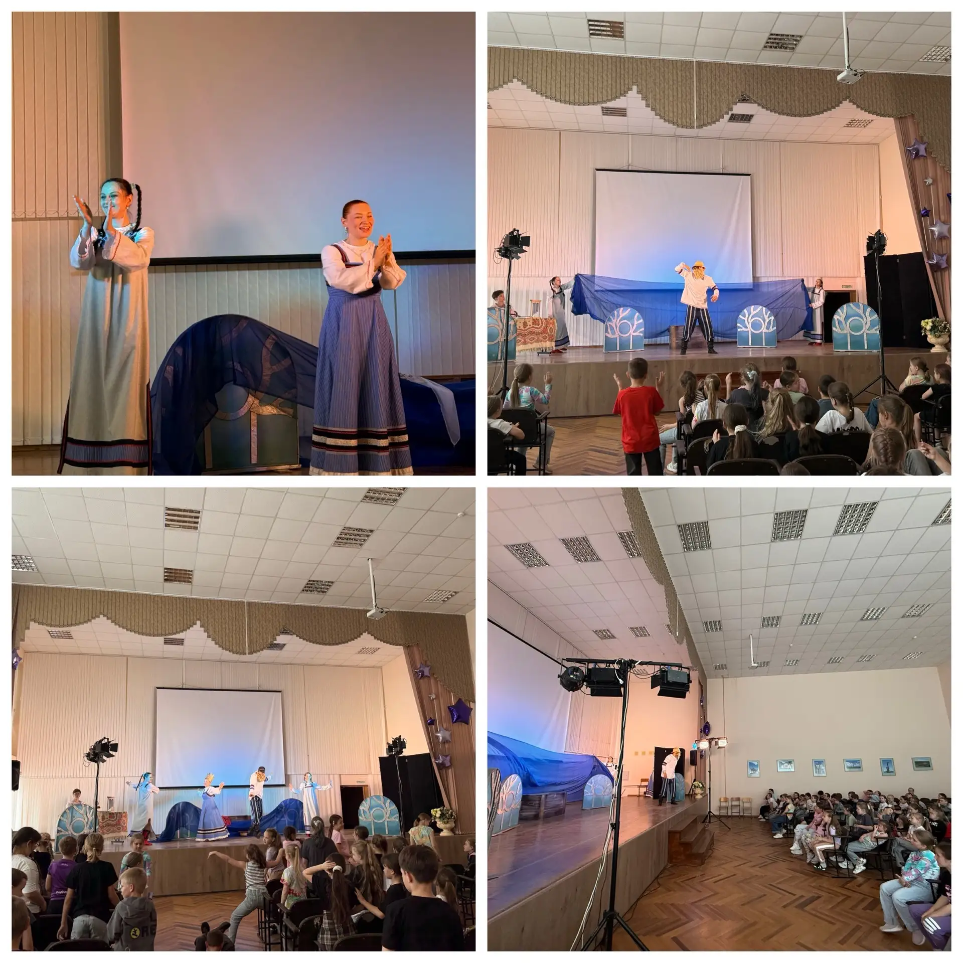 🎭✨ Сегодня в нашем школьном лагере состоялась встреча со сказкой!

К нам в гости приехал Театр юног