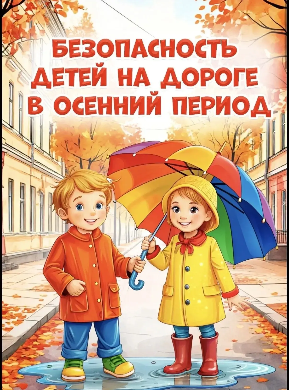 🍂🚦Безопасность детей на дороге в осенний период.🚦🍂В старших группах нашего детского...