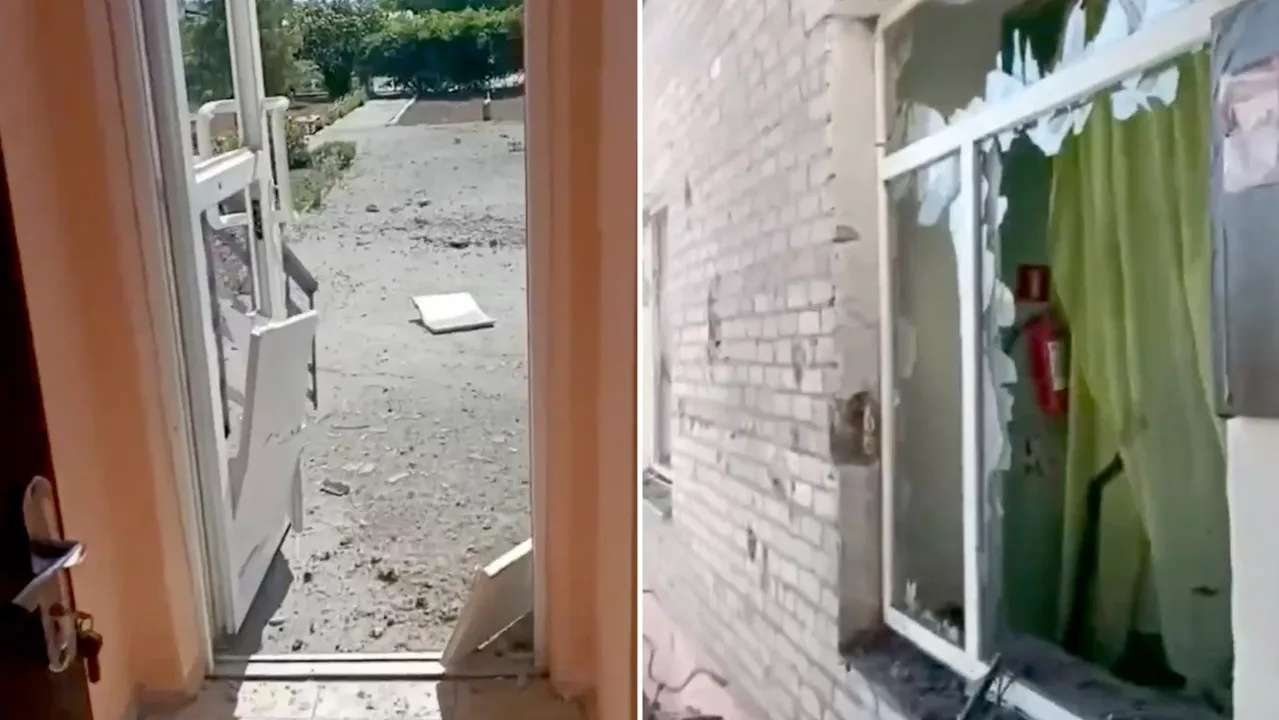 ❗️ВСУ атаковали детский сад в Запорожской области.