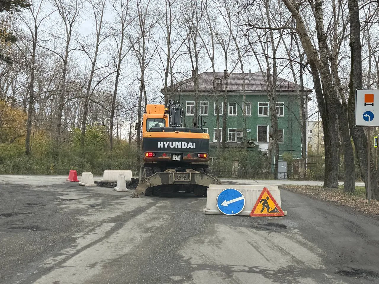 На Энгельса начали ремонт дороги
