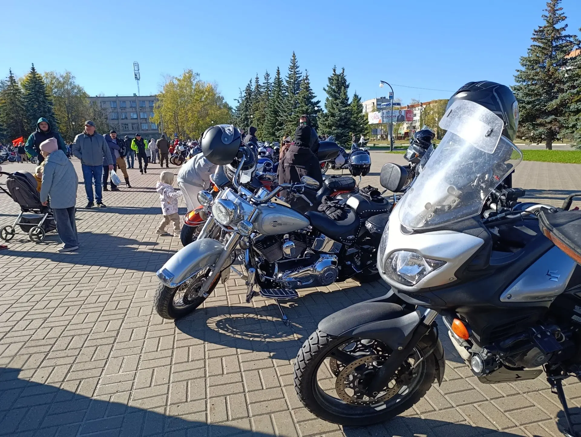 Закрытие мотосезона на площади Мира🔥😍🏍