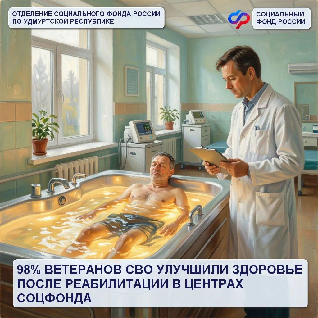 ➡️ Отделение СФР по Удмуртии оказывает комплексную поддержку демобилизованным участника...