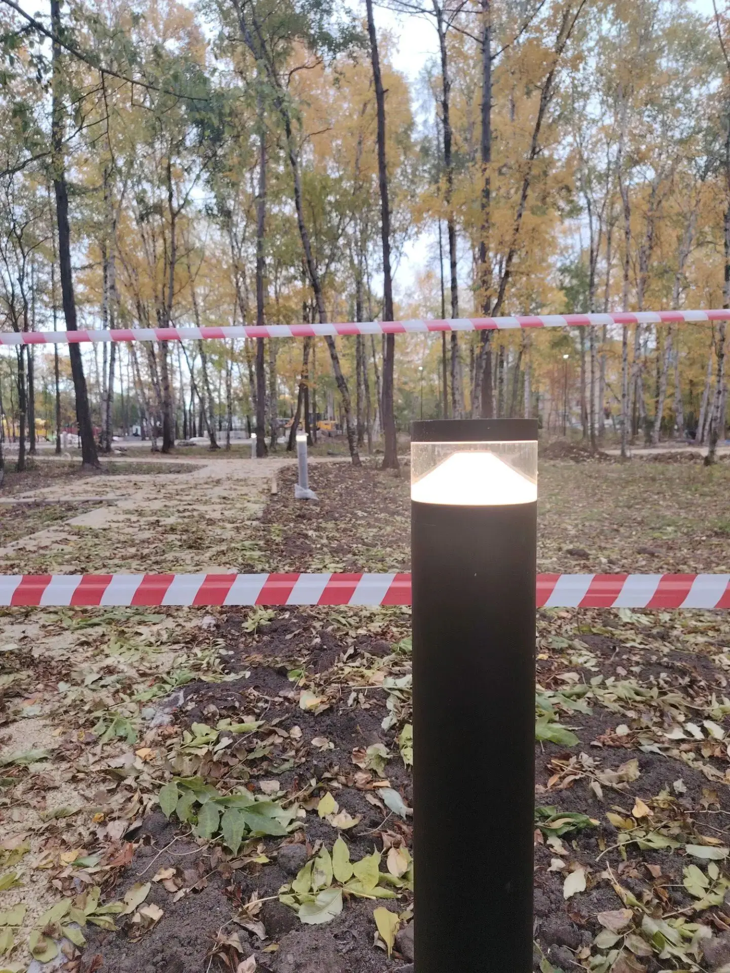 В парке Строитель,  где идёт масштабное благоустройство,  сегодня проверяли уличное осв...