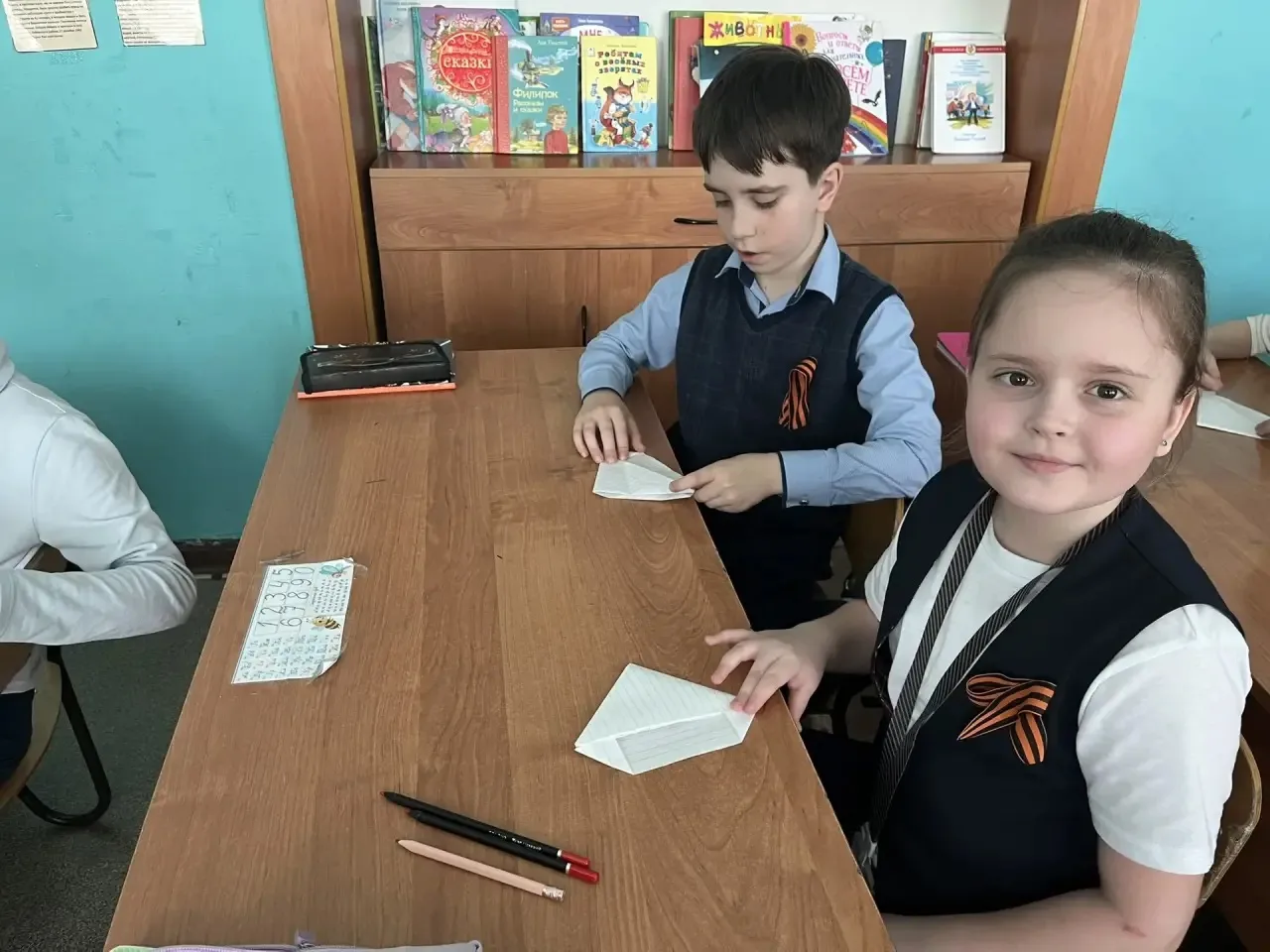 ✉️ТРЕУГОЛЬНЫЕ ПИСЬМА✉️  📕На прошлой неделе у ребят из 2Г прошёл по-настоящему интересный и необычный