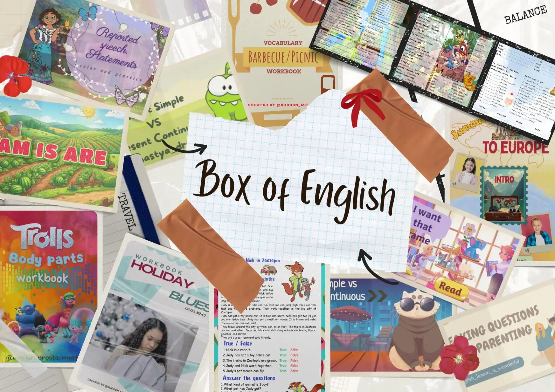 🍉 Не пропустите большую MIX-рассылку BOX OF ENGLISH!